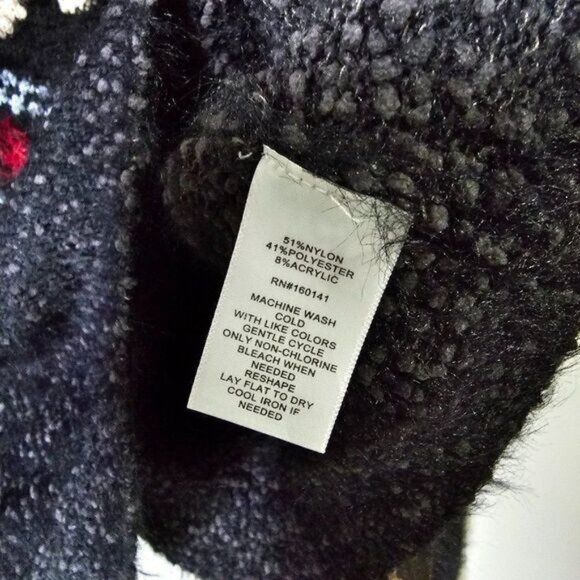 NWT FRYE NORDIC CREW NECK SEMI CROPPED PULLOVER SWEATER - Picture 14 of 15